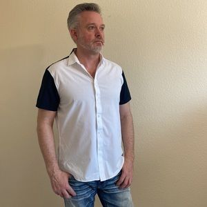 Armani exchange mens short sleeve shirt L
